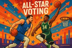 Dončić and Antetokounmpo Lead All-Star Voting; James Struggles