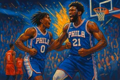 Maxey and Embiid Shine in 76ers' Overtime Victory Over Rockets