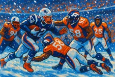 Snow Shakes Up AFC Championship: Patriots vs. Broncos Showdown