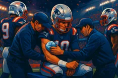 Drake Maye's Shoulder Injury Affects Super Bowl Performance