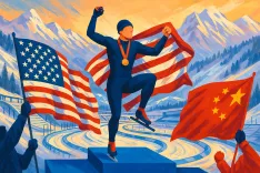 Jordan Stolz Claims Silver in 1,500m, Completes Medal Hat-Trick