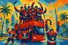 Team USA Men's Hockey Celebrates Gold in Miami After 46 Years