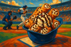 Indulge in Cannoli Ice Cream Helmets at the World Baseball