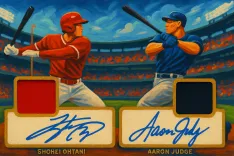 Ohtani and Judge's Gold Logoman Card Fetches $2.16 Million at