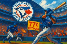 Blue Jays Celebrate 50th Season with 77-Cent Hot Dogs, Struggles