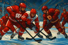 Wisconsin and Denver Advancing to 2026 College Hockey