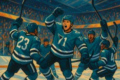 Teen Hockey Phenom Celebrini Shines as NHL Playoff Race Heats Up