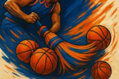 Get a Free Broom! Knicks Sweep Cavs, DoorDash Celebrates