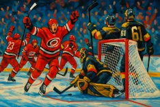 Hurricanes Rally to Beat Golden Knights 4-3 in Overtime Thriller