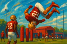 Giants' Cam Skattebo Hits Minicamp with Impressive Backflip