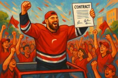 Deslauriers Extends Contract with Hurricanes During Cup Victory