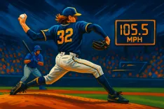 Brewers' Misiorowski Hits 105.5 MPH, Among Fastest in MLB History