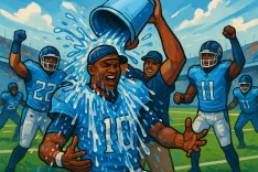 Vince Young Supports Chris Johnson with Ice Bucket Challenge for