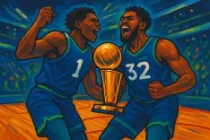 Anthony Edwards Shares Finals Secrets with Karl-Anthony Towns