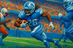 Jahmyr Gibbs Soars to No. 9 on NFL Top 100 List for 2026