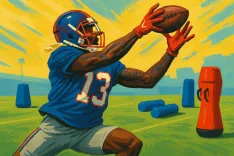 Giants Coach Harbaugh Confident in Beckham Ahead of Roster