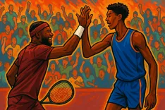 Frances Tiafoe Celebrates AJ Dybantsa's U.S. Open Upset