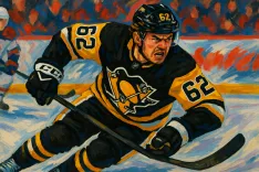 Kuzmenko Honors Father's Memory by Changing Jersey Number to 62