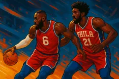 LeBron James Denies Rumors of Disciplining Joel Embiid at