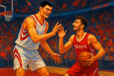 Alperen Sengun Stands Tall Next to Yao Ming's Legendary Shadow
